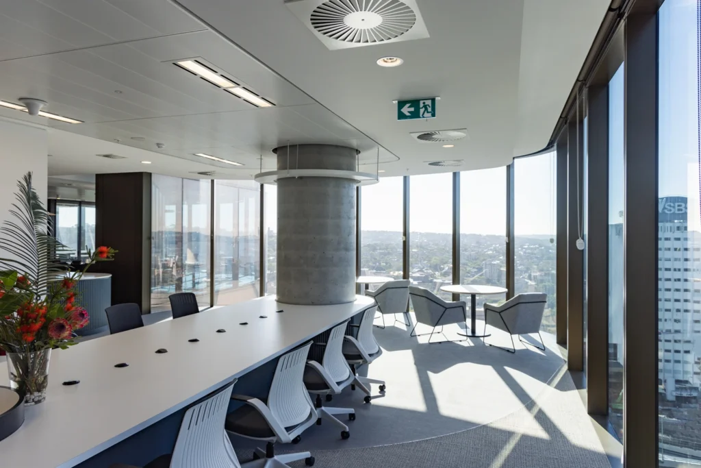 Completed Strabag Group commercial office fitout by SB Projects in North Sydney